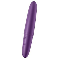   Satisfyer - mini vibromasseur puissant rechargeable étanche - violet