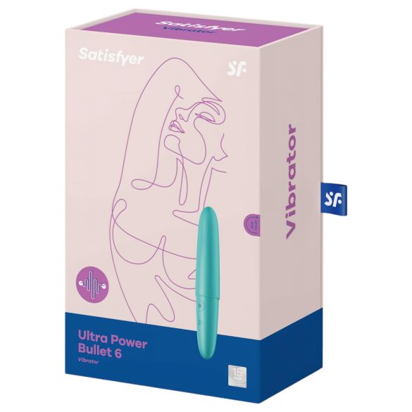 Satisfyer - mini vibromasseur waterproof - turquoise