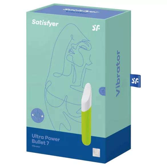 Satisfyer - Vibromasseur clitoridien bullet étanche - vert
