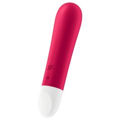   Satisfyer - Mini vibromasseur bullet rechargeable étanche - rouge