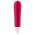 Satisfyer - Mini vibromasseur bullet rechargeable étanche - rouge