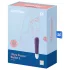 Satisfyer - vibromasseur bullet rechargeable étanche - violet