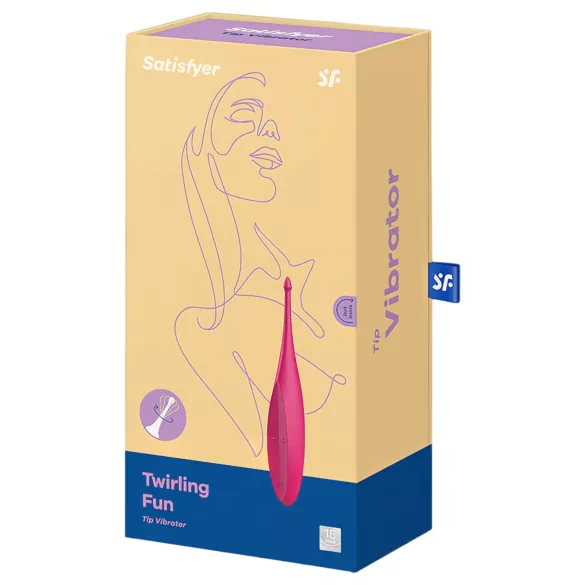 Satisfyer Twirling Fun - vibromasseur clitoridien rechargeable étanche - rose