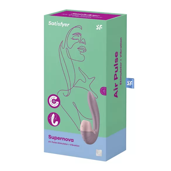 Satisfyer Supernova - stimulateur clitoridien et vaginal 2en1 rechargeable