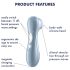Satisfyer Pro 2 Gen2 - Stimulateur Clitoridien à Ondes d'Air Rechargeable (Bleu)