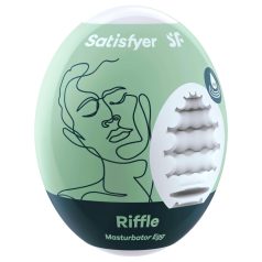 Satisfyer Egg Riffle - masturbateur œuf homme - silicone