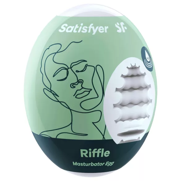 Satisfyer Egg Riffle - masturbateur œuf homme - silicone