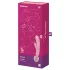 Satisfyer Triple Lover - Vibromasseur point G et stimulateur - silicone rose