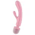Satisfyer Triple Lover - Vibromasseur point G et stimulateur - silicone rose
