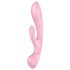 Satisfyer Triple Oh - Vibromasseur Rechargeable avec Bras Clitoridien (Rose)