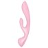 Satisfyer Triple Oh - Vibromasseur Rechargeable avec Bras Clitoridien (Rose)