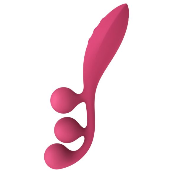 Satisfyer Tri Ball 1 - vibromasseur rechargeable multifonctions - rouge