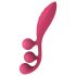 Satisfyer Tri Ball 1 - vibromasseur rechargeable multifonctions - rouge