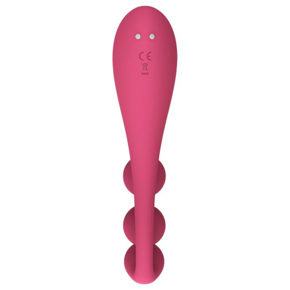 Satisfyer Tri Ball 1 - vibromasseur rechargeable multifonctions - rouge