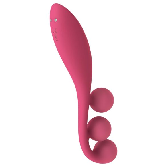 Satisfyer Tri Ball 1 - vibromasseur rechargeable multifonctions - rouge