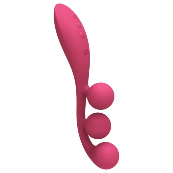 Satisfyer Tri Ball 1 - vibromasseur rechargeable multifonctions - rouge