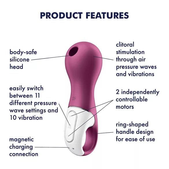 Satisfyer Lucky Libra - stimulateur clitoridien à air pulsé - violet