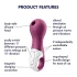 Satisfyer Lucky Libra - stimulateur clitoridien à air pulsé - violet