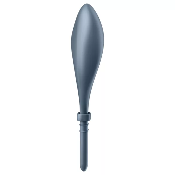 Satisfyer Bullseye - anneau pénien vibrant connecté - silicone gris