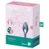 Satisfyer Bullseye - anneau pénien vibrant connecté - silicone gris