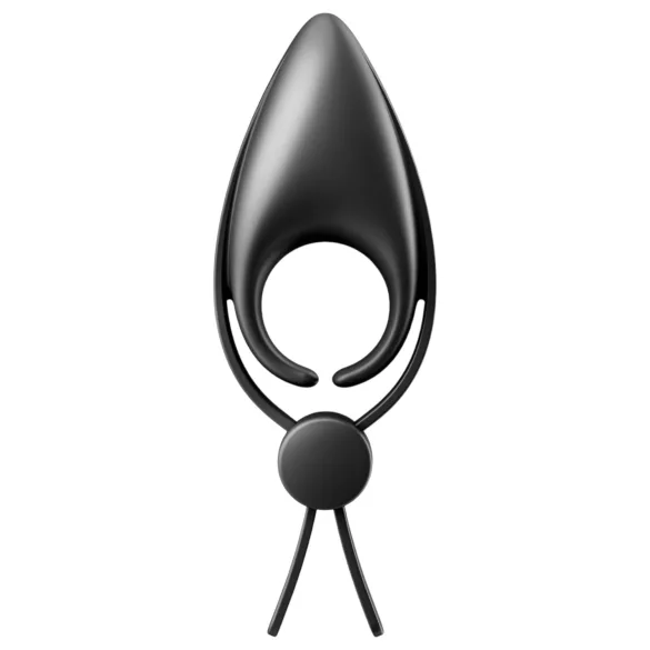 Satisfyer Sniper - anneau pénien vibrant rechargeable - silicone noir