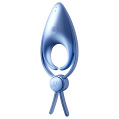   Satisfyer Sniper - anneau pénien vibrant rechargeable - silicone bleu