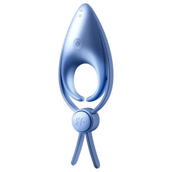 Satisfyer Sniper - anneau pénien vibrant rechargeable - silicone bleu