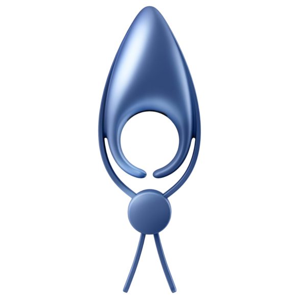 Satisfyer Sniper - anneau pénien vibrant rechargeable - silicone bleu