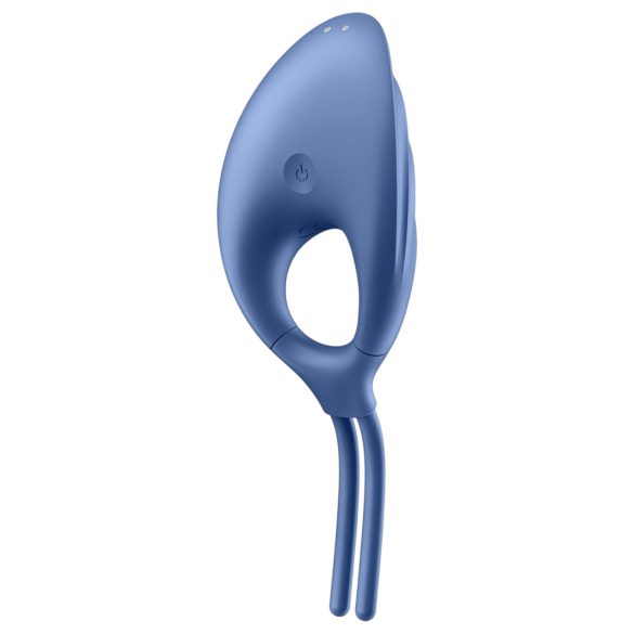 Satisfyer Swordsman - anneau pénien vibrant rechargeable - bleu