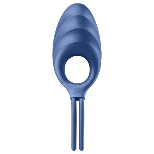 Satisfyer Swordsman - anneau pénien vibrant rechargeable - bleu