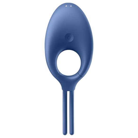 Satisfyer Swordsman - anneau pénien vibrant rechargeable - bleu