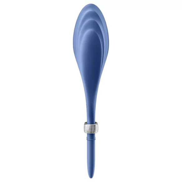 Satisfyer Duelist - anneau vibrant pénis rechargeable - silicone bleu