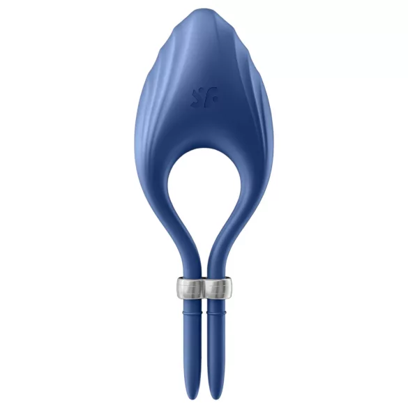 Satisfyer Duelist - anneau vibrant pénis rechargeable - silicone bleu