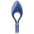 Satisfyer Duelist - anneau vibrant pénis rechargeable - silicone bleu
