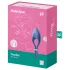 Satisfyer Duelist - anneau vibrant pénis rechargeable - silicone bleu