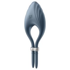   Satisfyer Duelist - anneau pénien vibrant rechargeable - silicone gris
