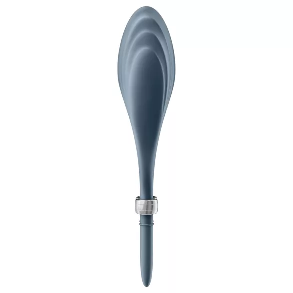 Satisfyer Duelist - anneau pénien vibrant rechargeable - silicone gris