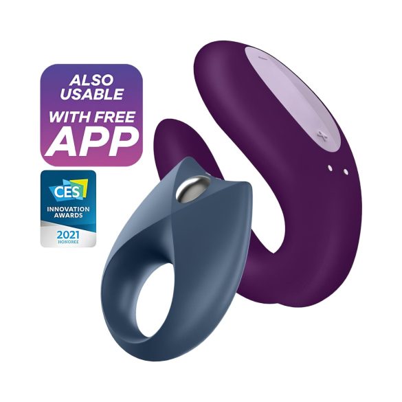 Coffret Partenaire Satisfyer 2 - Ensemble de Vibromasseurs Connectés (2 pièces)