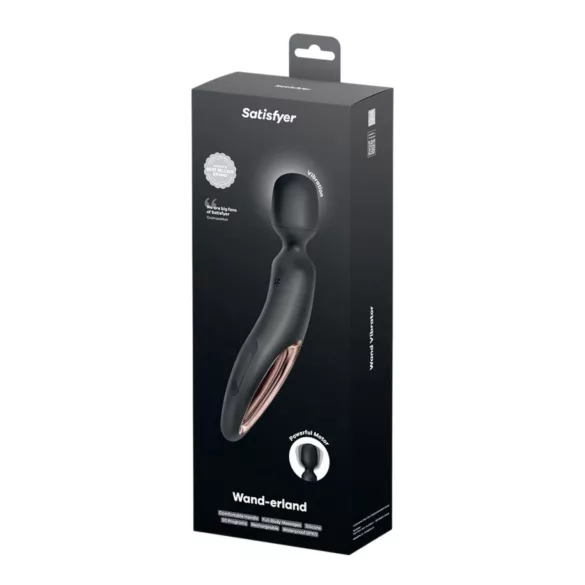 Satisfyer Wand-erland - vibromasseur massage puissant - silicone noir