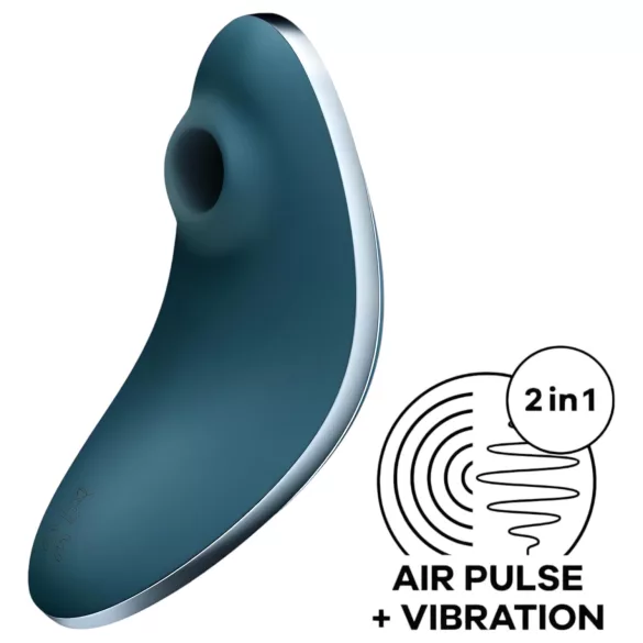 Satisfyer - stimulateur clitoridien à ondes d’air rechargeable - bleu