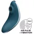 Satisfyer - stimulateur clitoridien à ondes d’air rechargeable - bleu