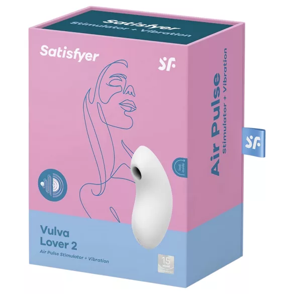 Satisfyer - stimulateur clitoridien à ondes d’air - blanc