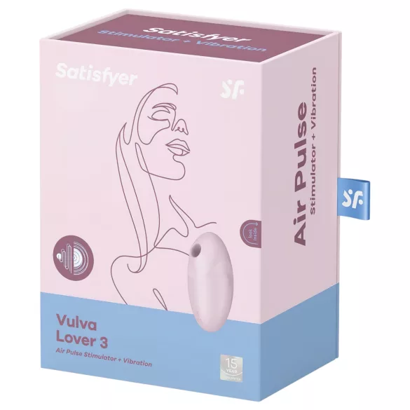 Satisfyer - Stimulateur clitoridien à ondes d’air rechargeable - rose