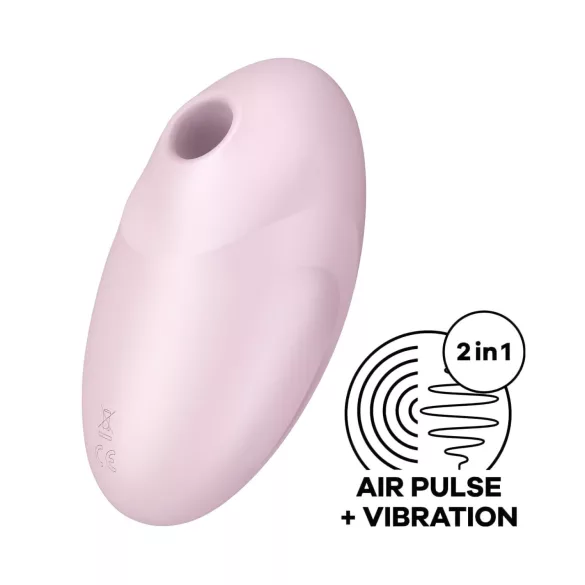 Satisfyer - Stimulateur clitoridien à ondes d’air rechargeable - rose