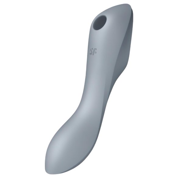 Satisfyer Curvy Trinity 3 - Vibromasseur 2-en-1 à ondes d'air (gris)