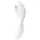Satisfyer Curvy Trinity 5+ - Vibromasseur 2‑en‑1 contrôlé par application (blanc)