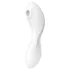 Satisfyer Curvy Trinity 5+ - Vibromasseur 2‑en‑1 contrôlé par application (blanc)