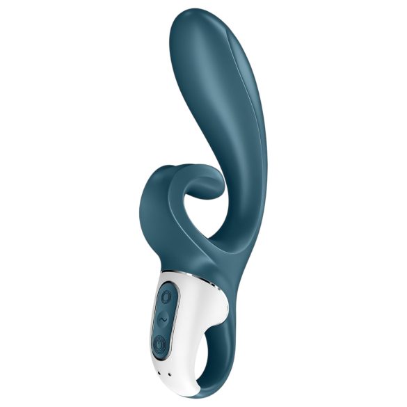 Satisfyer Hug Me - stimulateur clitoridien à bras vibrant connecté - bleu