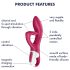 Satisfyer Embrace Me - vibromasseur rabbit rechargeable