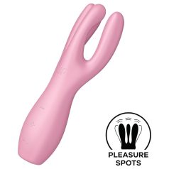   Satisfyer Threesome 3 - vibromasseur clitoridien rechargeable - rose